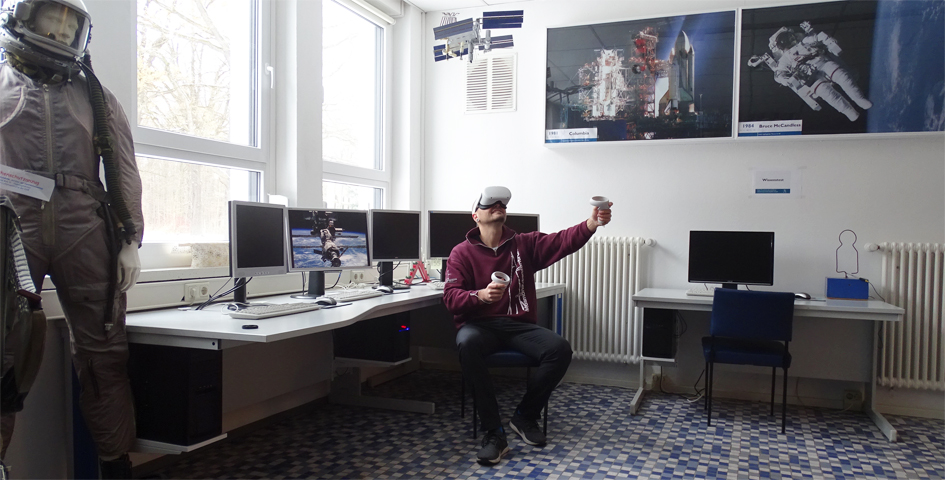 Virtuelle Erkundung der ISS mit VR-Brille