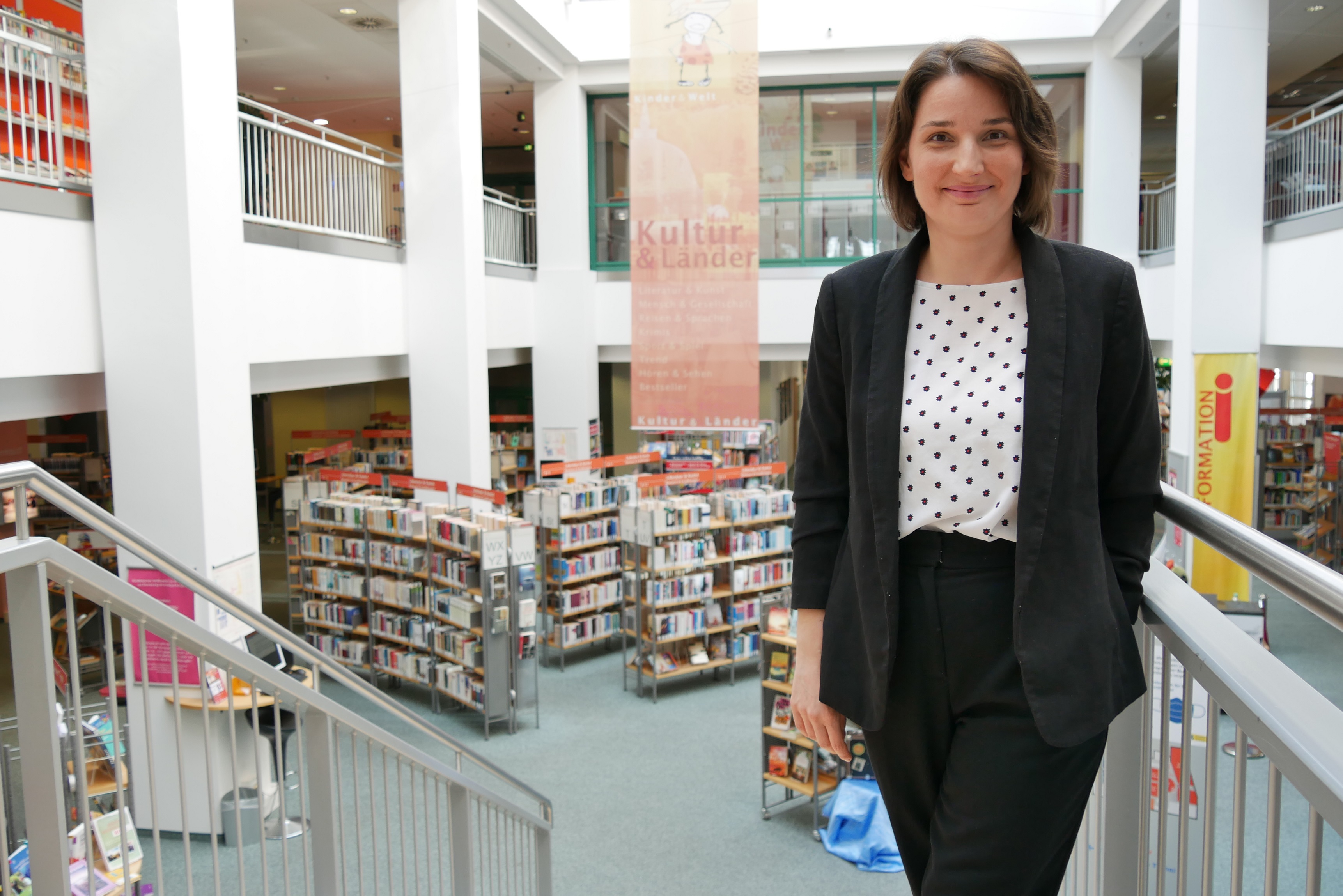 Corinna Meinel, Leiterin der Stadtbibliothek Chemnitz