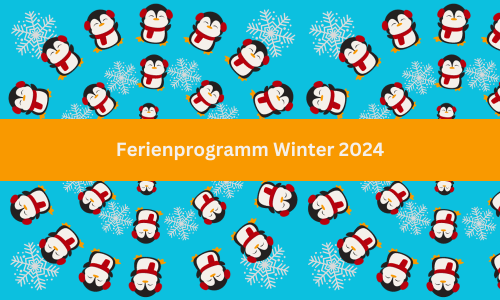 Banner zum Ferienprogramm Winter 2024 der Stadtbibliothek Chemnitz