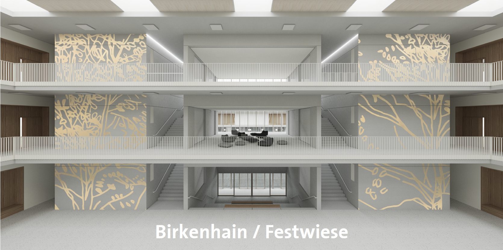 Siegerentwurf "Birkenhain / Festwiese"