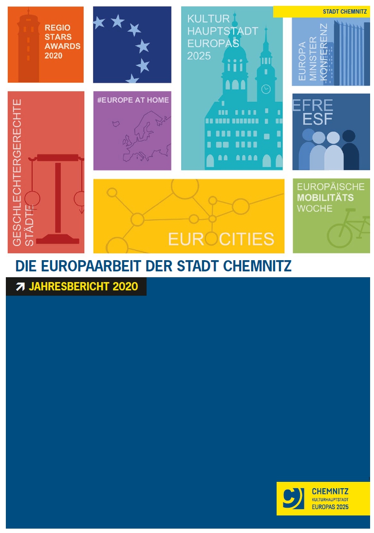 Jahresbericht 2020 zur Europaarbeit der Stadt Chemnitz