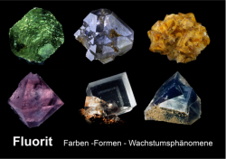 Fluorit – Farben, Formen und Wachstumsbesonderheiten