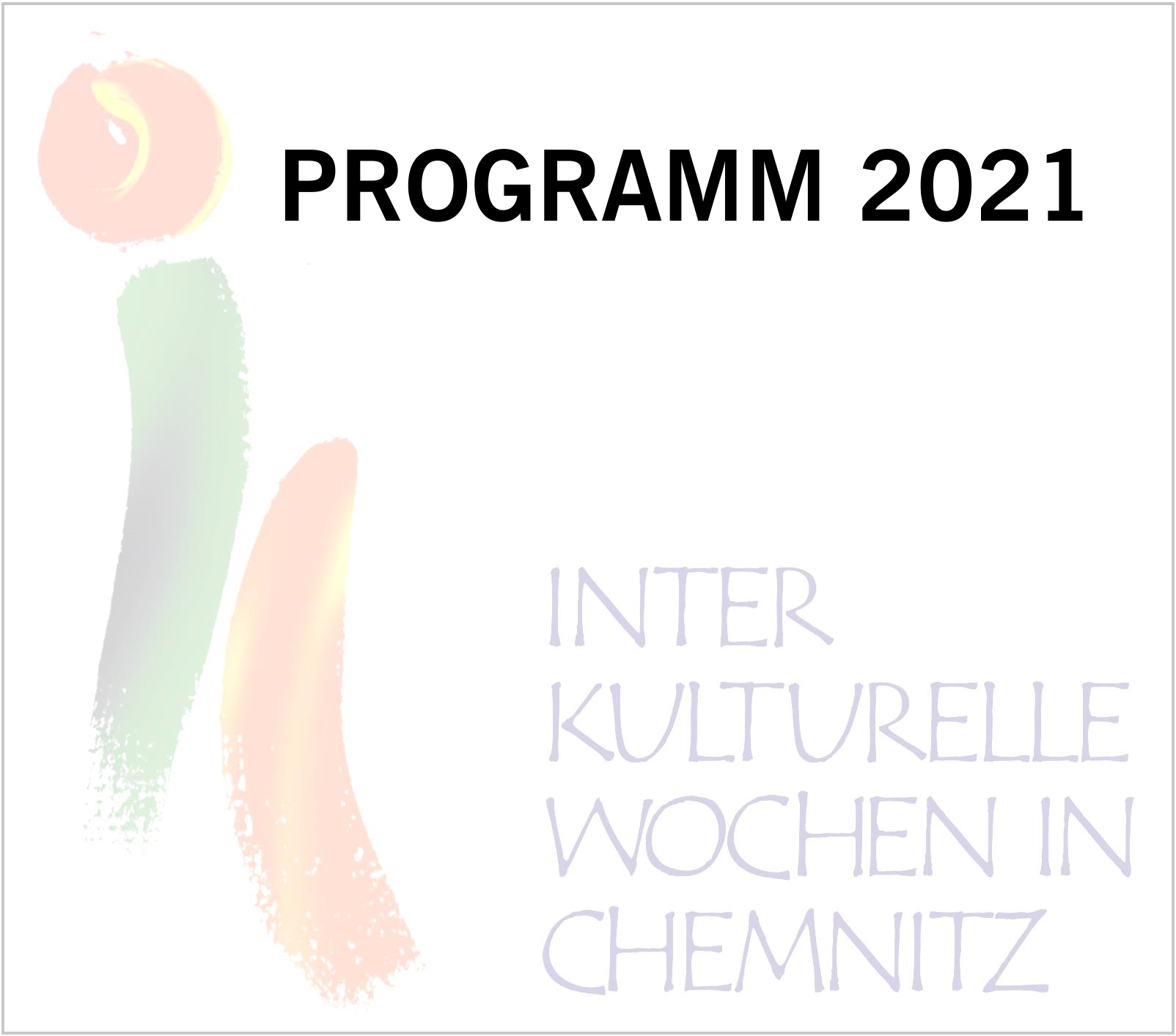 Programm der Interkulturellen Wochen 2021