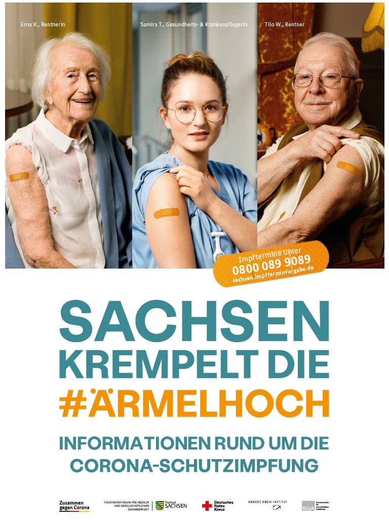 Titelbild der Informationsbroschüre des Freistaates Sachsen
