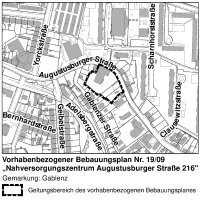 Öffentliche Auslegung des Bebauungsplans "Nahversorgungszentrum Augustusburger Straße 216“: Ihre Stellungnahme erwünscht!