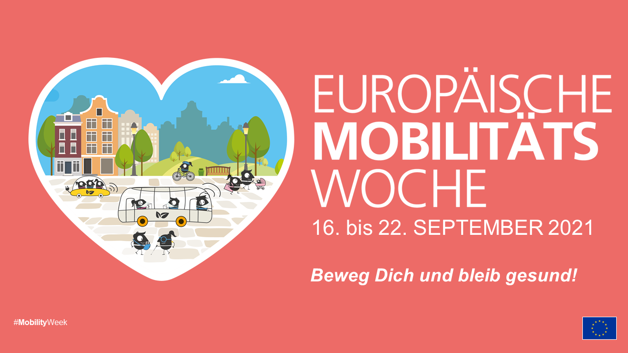 Europeam Mobility Week between 16 and 22 September 2021