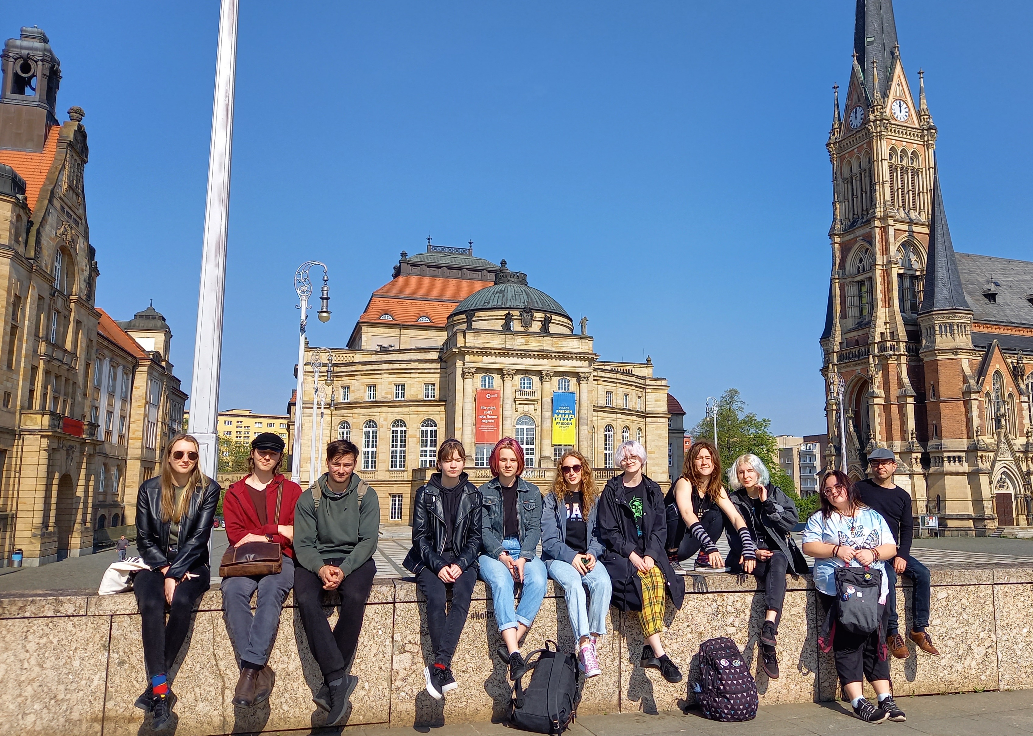 The Lithuanian group explored the city in Chemnitz.