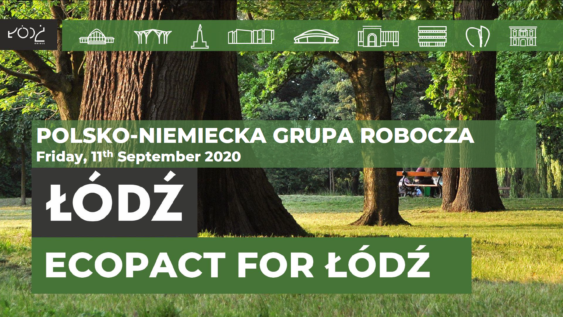Introducing the ECOpact for Łódź, whose initia-tives fit with the European Green Deal themes