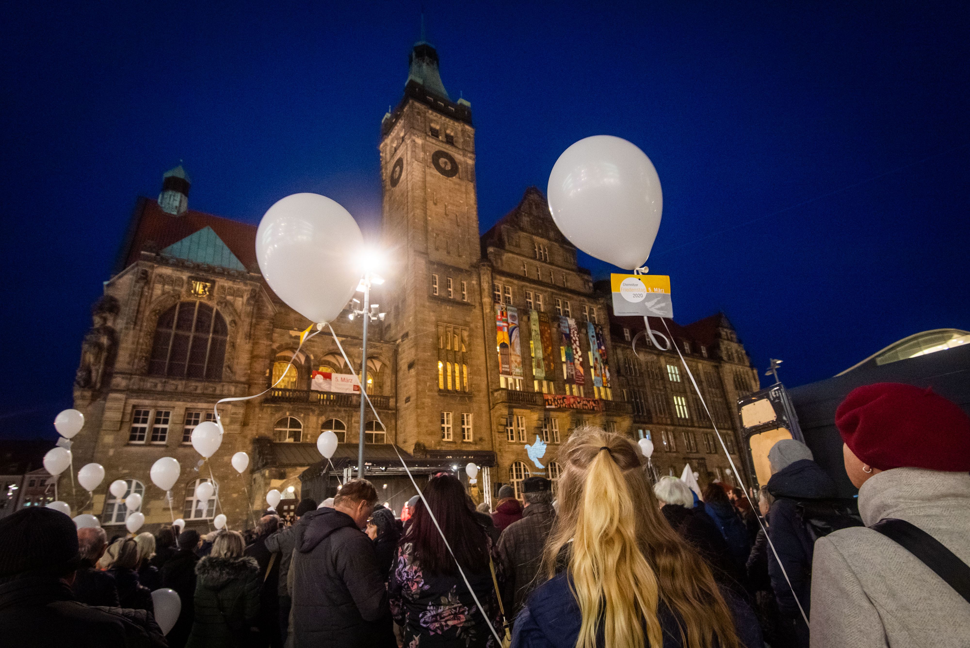 Zahlreiche Chemnitzerinnen und Chemnitzer besuchten den Chemnitzer Friedenstag 2020.