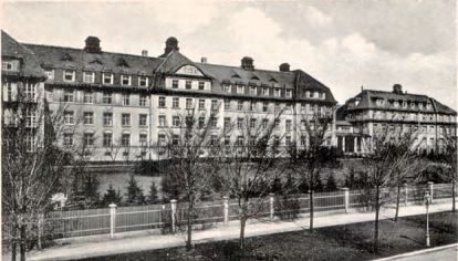 Staatliche Frauenklinik in Chemnitz, Ansicht um 1940