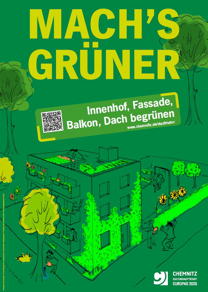 Plakat zu Stadtnatur Chemnitz