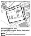 Frühzeitige Beteiligung der Öffentlichkeit zum Bebauungsplan Nr. 20/03 Wohngebiet an der Chemnitzer Straße, Markersdorf. Ihre Stellungnahme erwünscht!