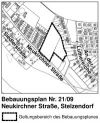 Öffentliche Auslegung des Bebauungsplanes Nr. 21/09 Neukirchner Straße, Stelzendorf: Ihre Stellungnahme erwünscht!